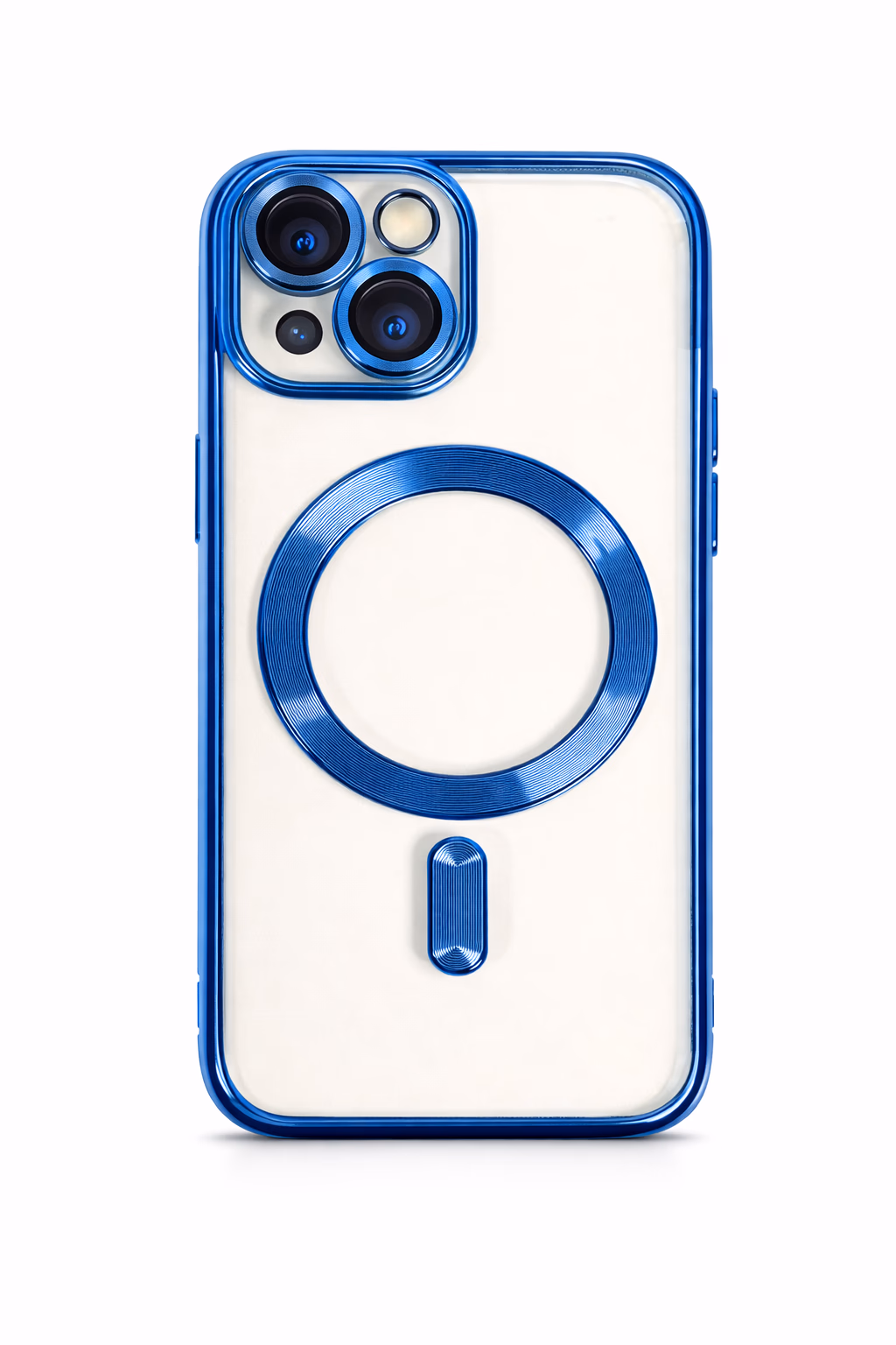iPhone 15 - Chrome Magsafe + Lens Protection - Blue